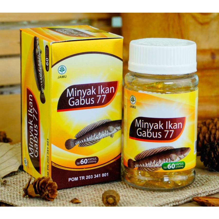 Kapsul Ikan Gabus / Kapsul Minyak Ikan Gabus / Albu Oil 77 Darusyifa