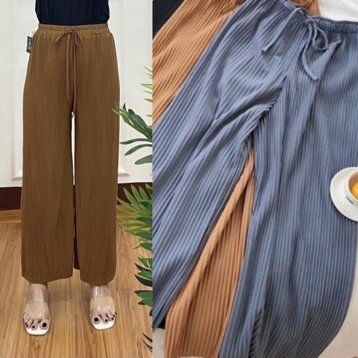 Celana Kulot Plisket Lidi // Kulot Plisket Lidi Premium