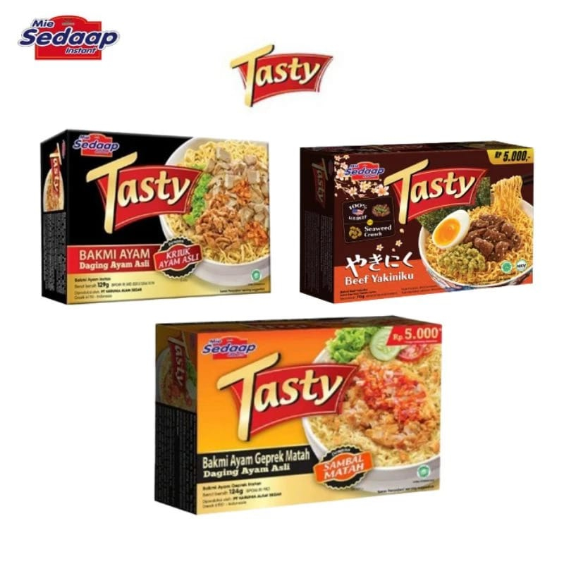 

Tasty Bakmi Ayam geprek Sambal Matah all varian 124gr