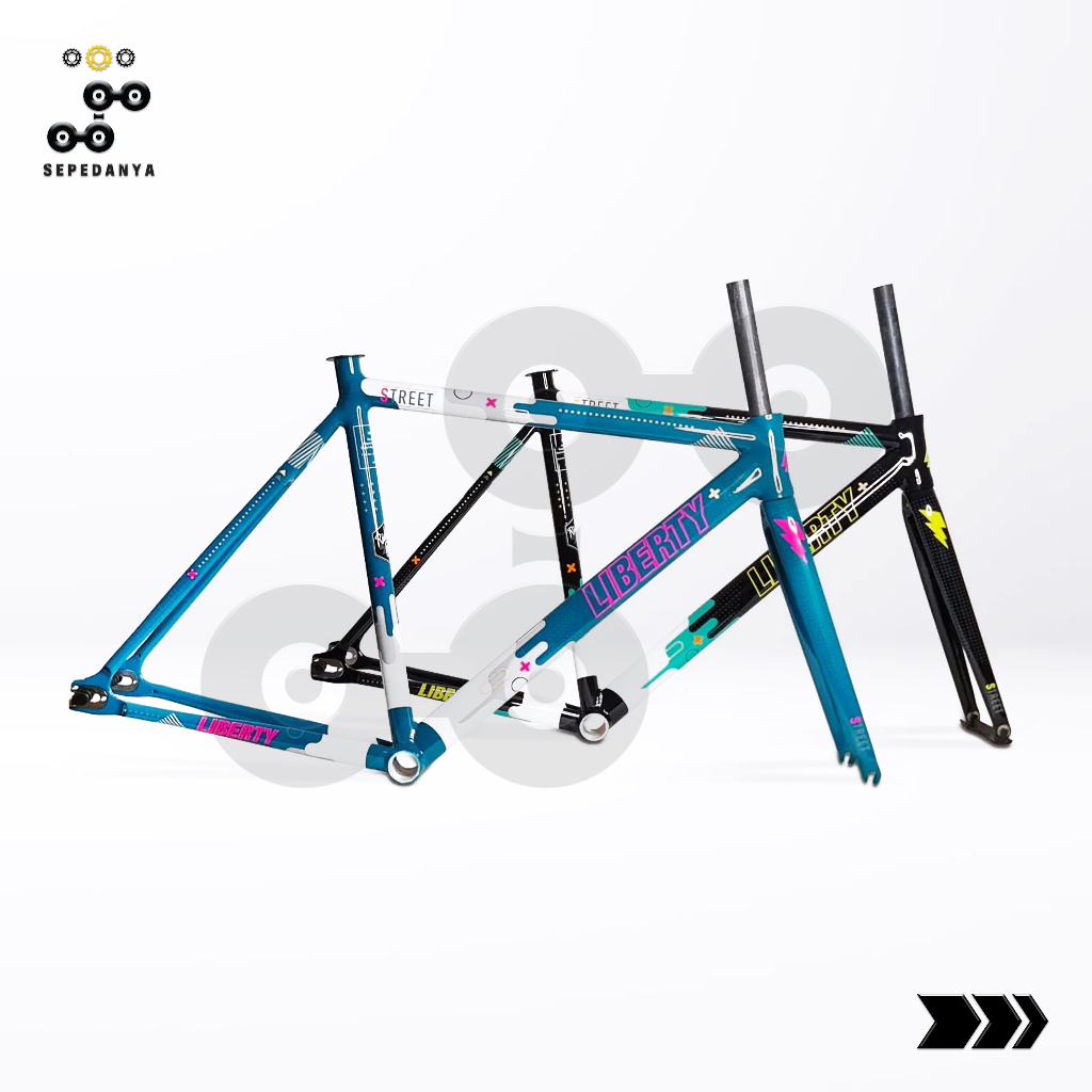 Liberty Street V6 Frameset Frame Set 700c Alloy Sepeda Fixie Fixed Gear Track Bike Bicycle