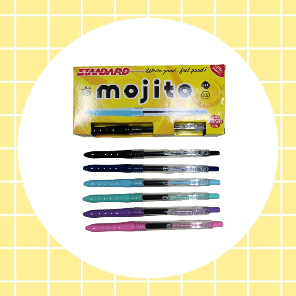 

Pulpen Gel Standard Mojito 0.5