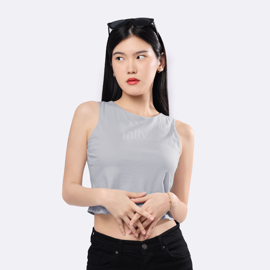 FALLY Willa - Tanktop Kaos Wanita