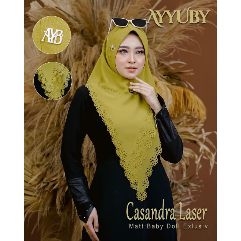 (((ORI AYYUBY))) Khimar laser Casandra ceruty babydoll