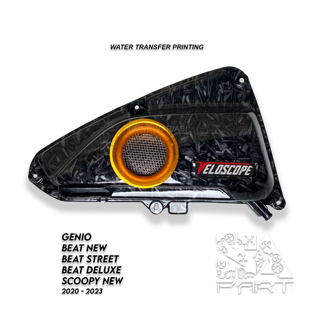 COVER TUTUP BOX FILTER CARBON FORGED VELOCITY GENIO / TUTUP FILTER BEAT NEW CARBON FORGED BEAT DELUX