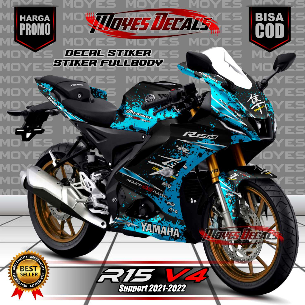 Decal R15 V4 Full Body - Stiker R15 V4 Full Body - Dekal R15 V4 Full Body - Striping R15 V4 Variasi 