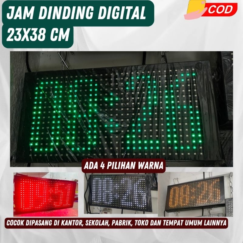 TERMURAH Jam Dinding Digital JUMBO