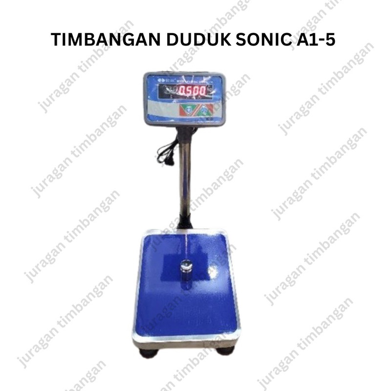Timbangan Duduk Digital SONIC A1-5 cap 100kg / Timbangan digital / timbangan barang 100 kg Juragan T