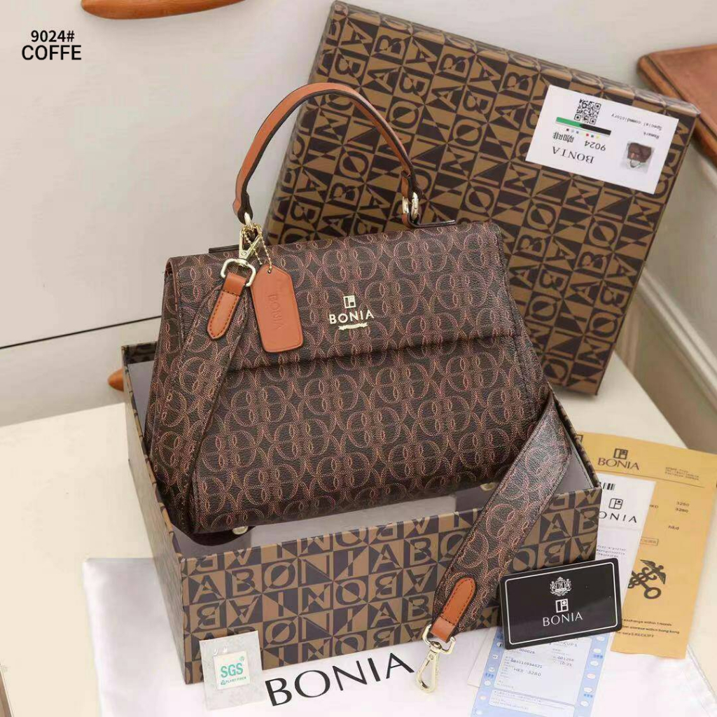 Tas Wanita BONIA CLUNI NEW handBag tenteng top handle import best seller elegan.