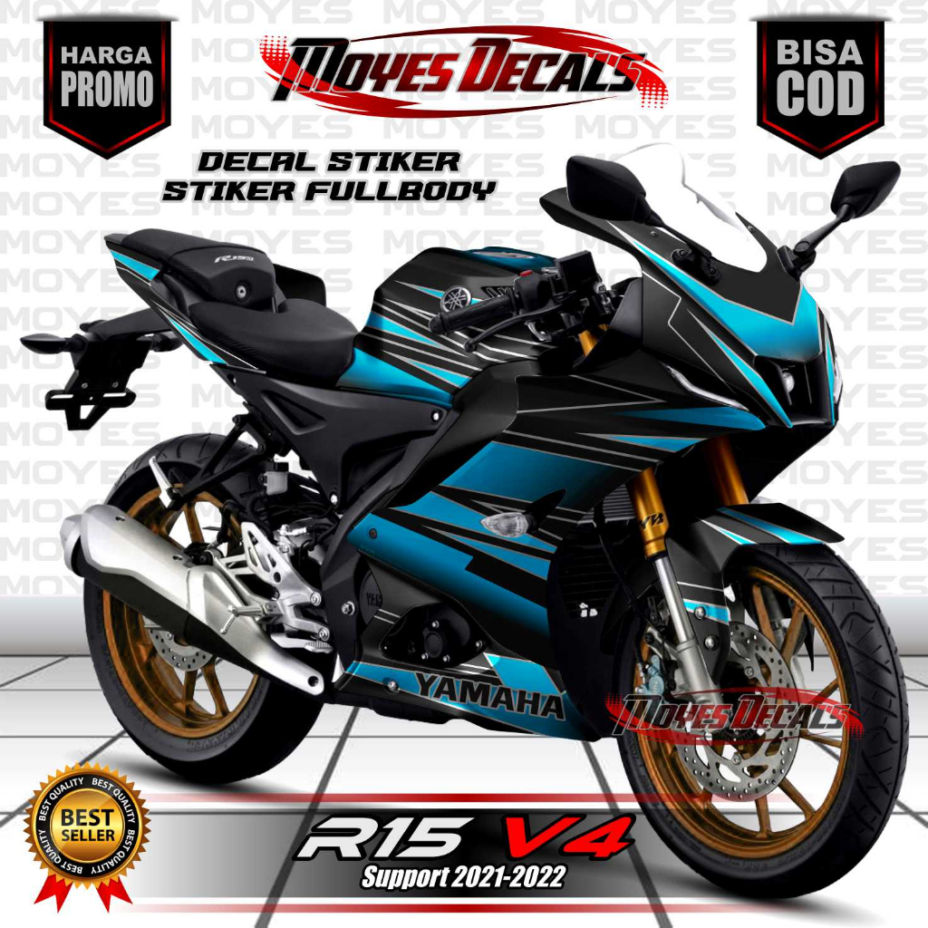 Decal R15 V4 Full Body - Stiker R15 V4 Full Body - Dekal R15 V4 Full Body - Striping R15 V4 RACING C