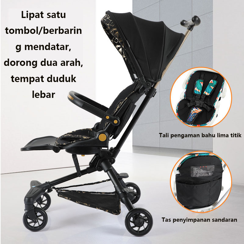 Mmflight Stroller Baby Stroller Bayi Lipat Travelling Kereta Dorong Bayi Cabin Size Pasti Promo