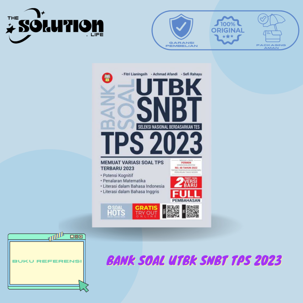 BUKU BANK SOAL UTBK SNBT TPS 2023