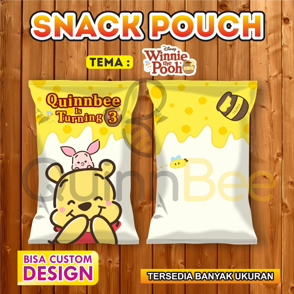 

Snack Pouch Jumbo|Pouch Ultah|Kemasan Snack Ulang Tahun|Birthday Snack Pouch (Gratis Design) - WINNIE THE POOH - PIGLET - DISNEY