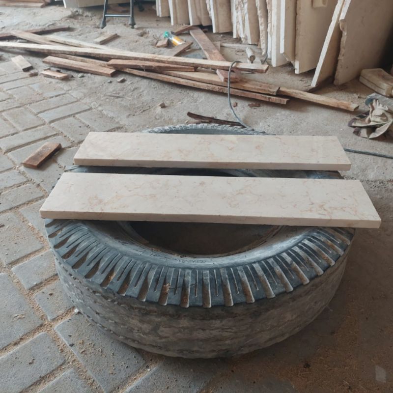 Lembaran List Batu Marmer Putih Tulungagung