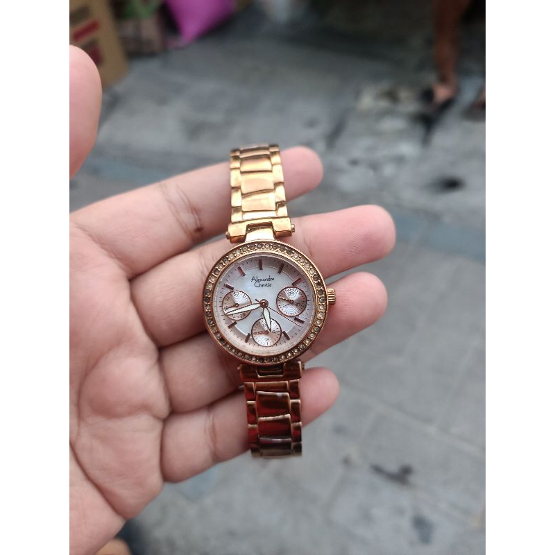 Dua jam Alexandre Christie Wanita Preloved/Second/Bekas