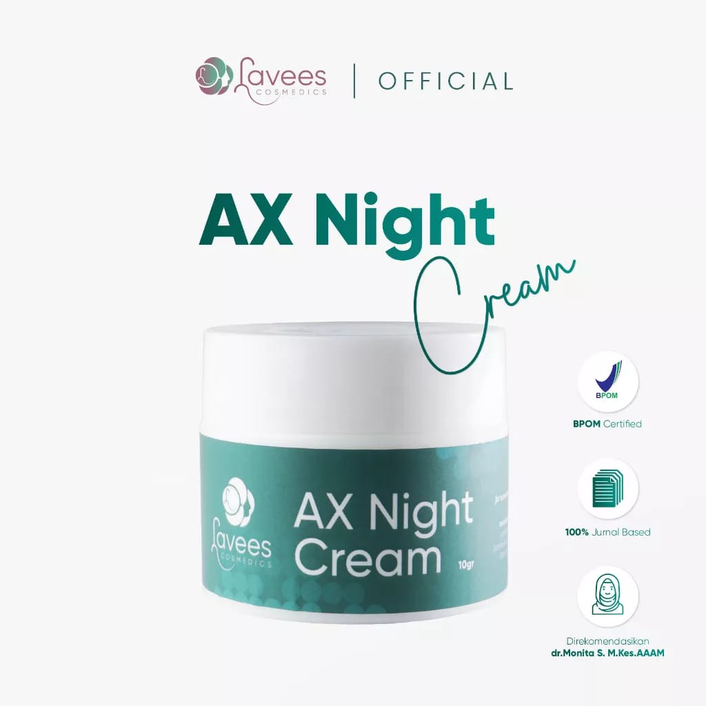 Lavees Cosmedics - AX Night Cream BPOM