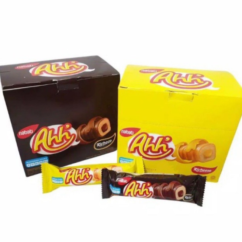 

Richeese Nabati Ahh 1 box keju dan cokelat isi 20pcs