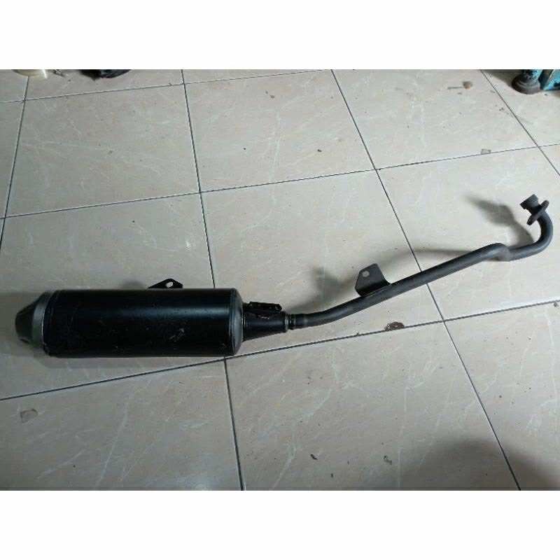 Knalpot standar motor Revo absolute, Blade 110 lama original copotan