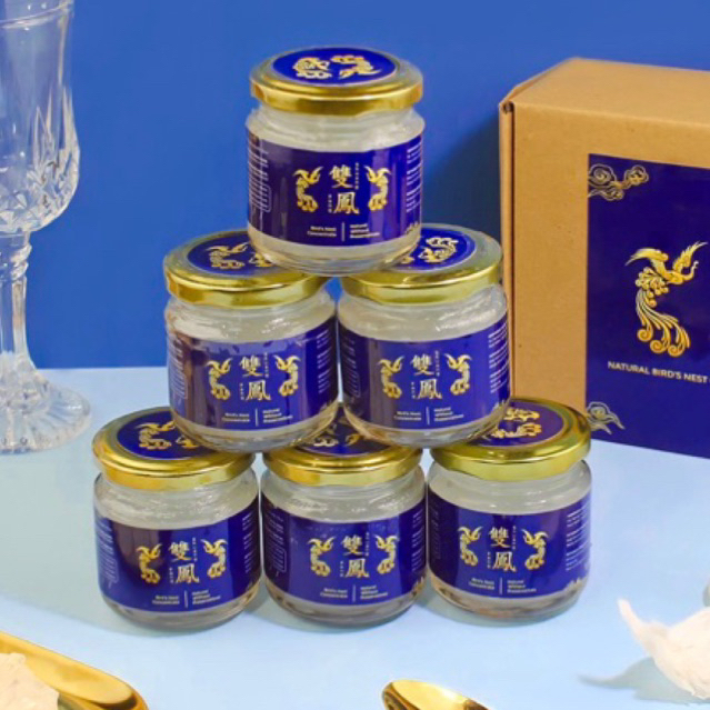 

Shuang Feng Birdnest - Minuman Sarang Burung Walet Alami 100 ml (Tanpa Pengawet) - Natural Bird's Nest Drink - Isi 6