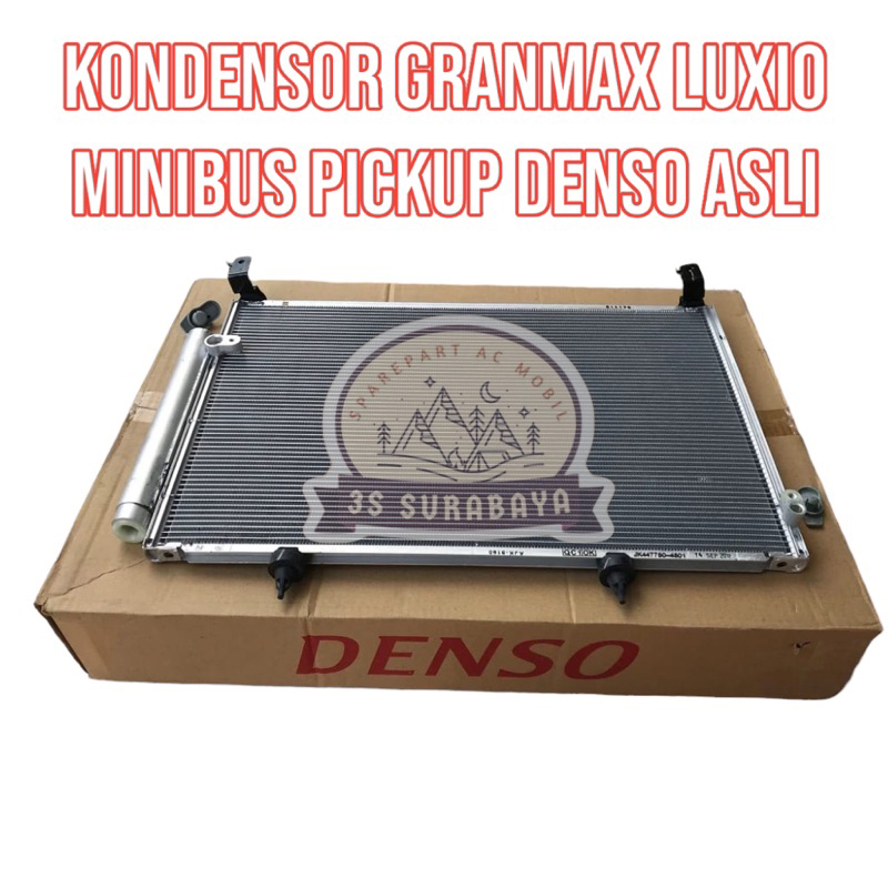 Kondensor Granmax Luxio Pick up Minibus Denso asli Ac mobil (Baru/New) Condensor Gran Max Grandmax D