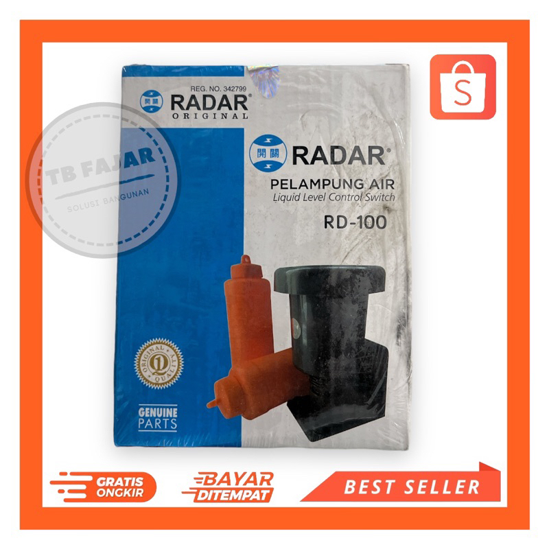 RADAR Pelampung Otomatis Tandon/Toren RD-100 RADAR ORIGINAL
