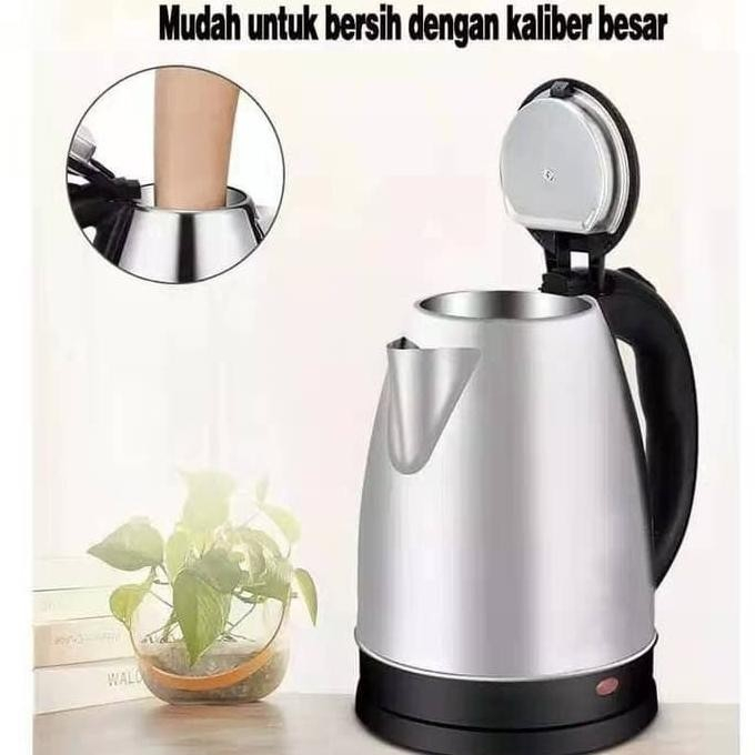 Termos Teko Listrik Kettle Pemanas Air Panas Stainless 2 Liter