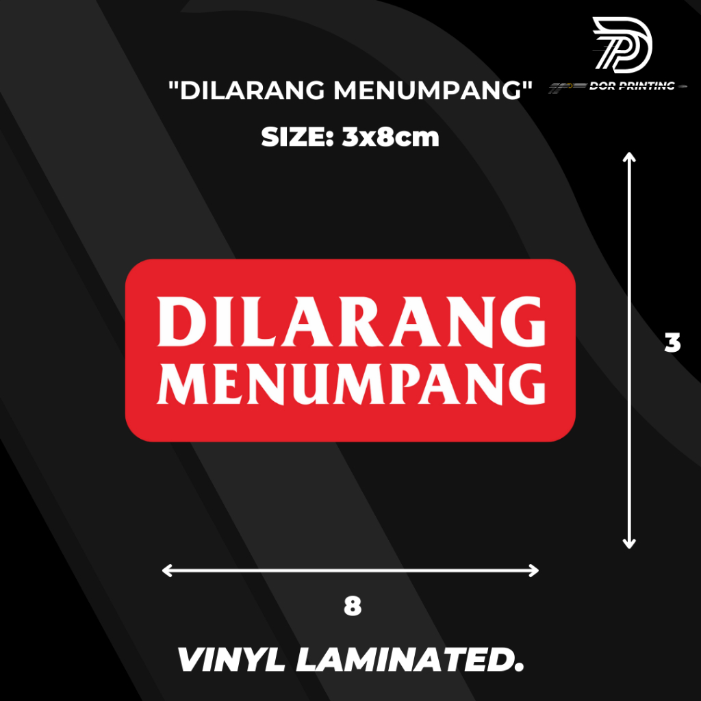 

STICKER/ DILARANG MENUMPANG VIRALL KEREN TEKS DILARANG MENUMPANG COCOK UNTUK PICKUP