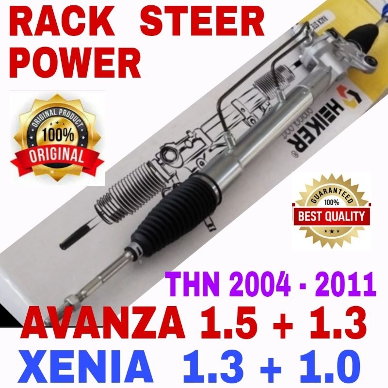 BERGARANSI. RACK STEER AVANZA LAMA 1.5 + 1.3 XENIA 1.3 + 1.0 STEERING GEAR ASSY HEIKER ORIGINAL