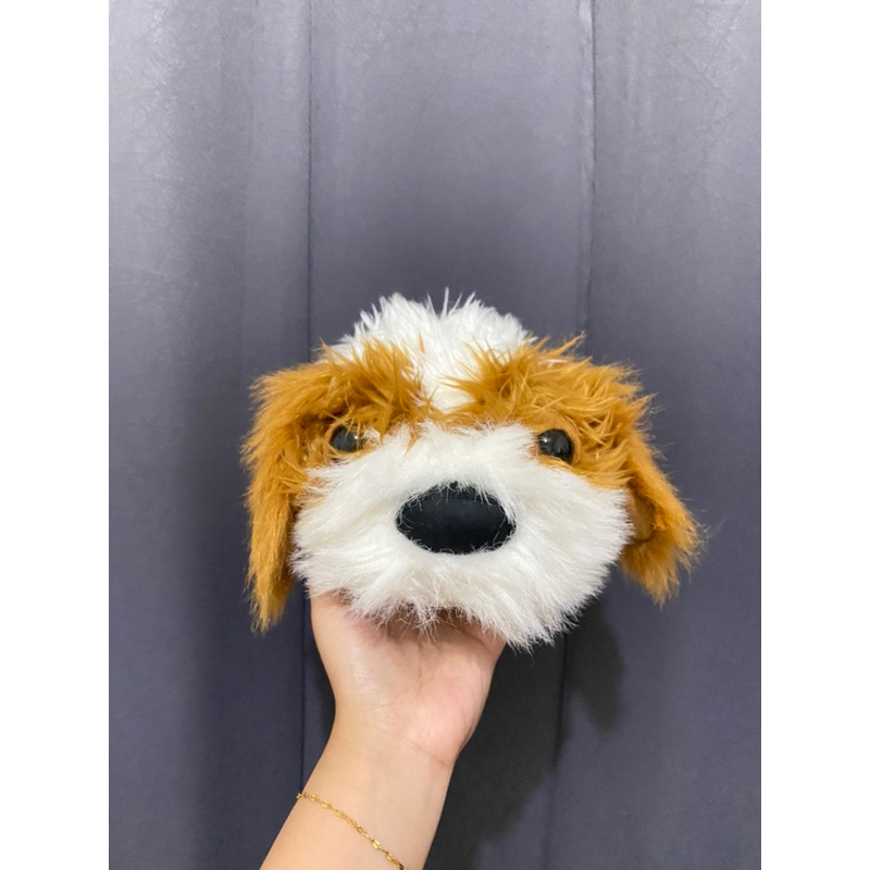 Boneka Karakter Anjing Lucu size 18x16cm / Boneka Anjing / Boneka Guguk / Boneka Mainan Anak Karakter Anjing Lucu