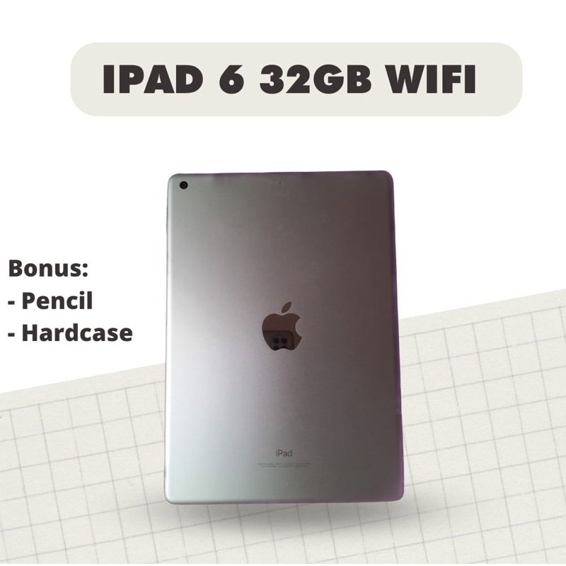 Ipad 6th Gen 32GB WIFI Only (Second)