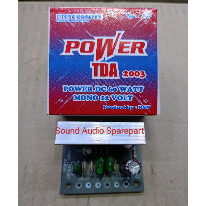 Kit Power Amplifier Mono TDA2003