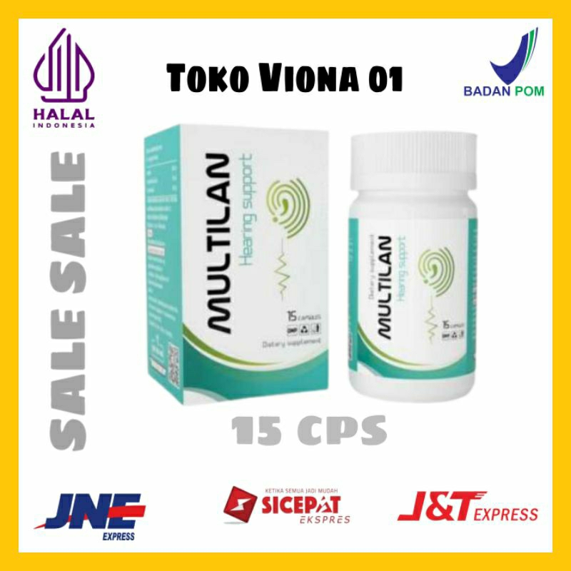 Obat Multilan Herbal Membantu pendengaran Original BPOM