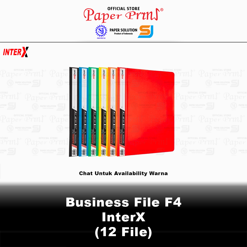 

Business File Kantong Map Folder One F4 InterX