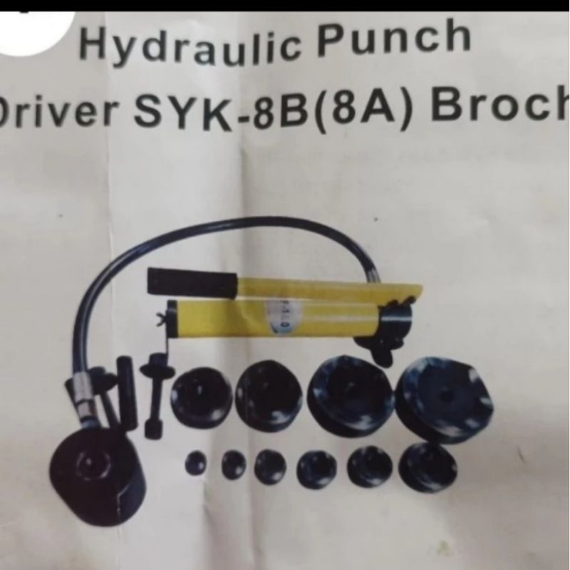 

Hydraulic Hole Punch 22-60mm Punchingb/ Hidrolik SKY-8B 42orang