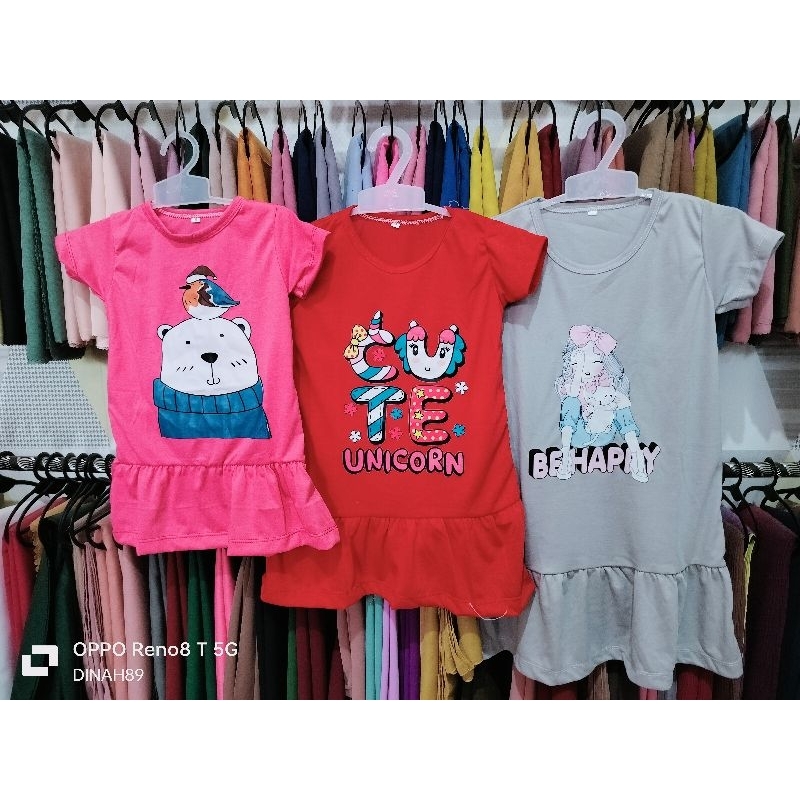 Tunik anak 2-6 tahunan