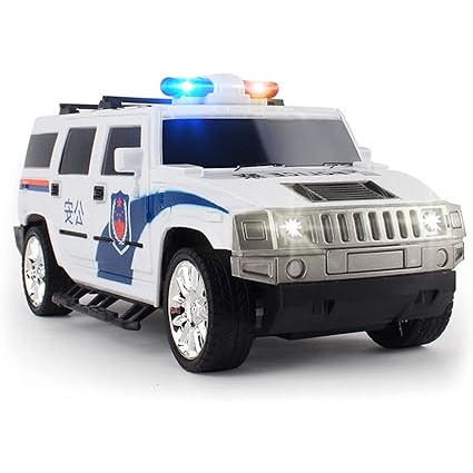 Mainan Police Car Remote Control RC Mobil Mobilan Remot Kontrol Polisi Edukatif Miniatur Kado Hadiah