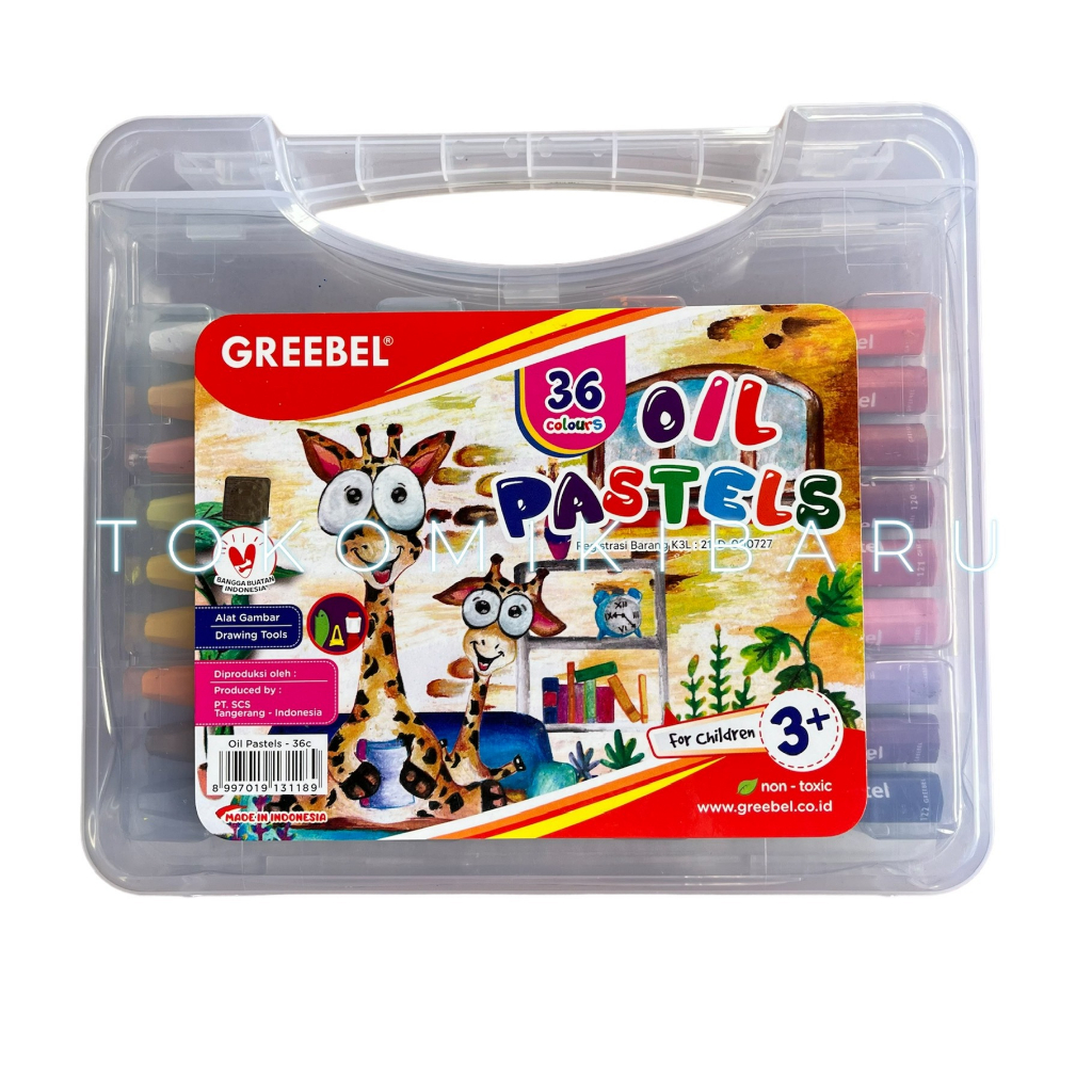 

Crayon Greebel Krayon Kids Oil Pastel 36 Warna (36C) Untuk Anak Sekolah Dan Art