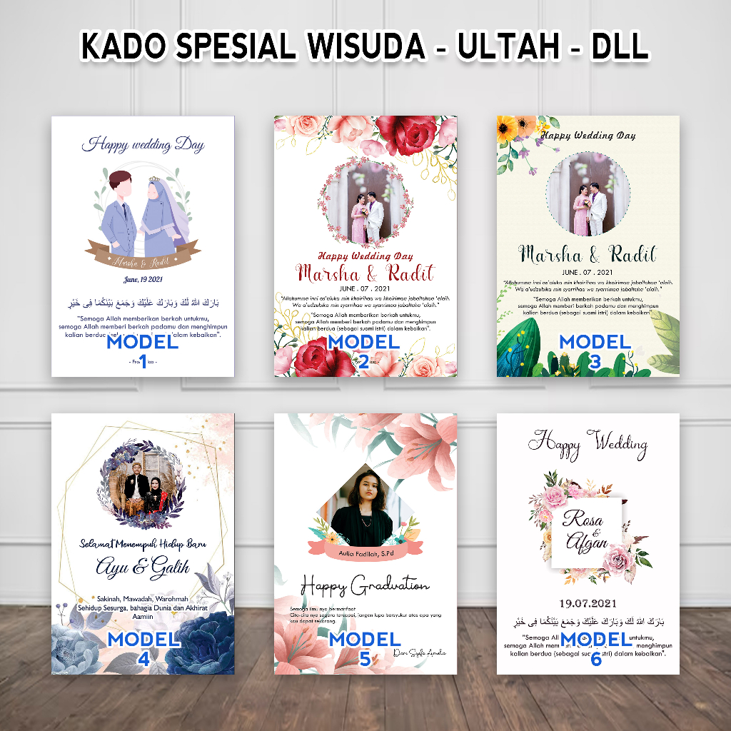 

Kado Custom Spesial Ulang Tahun, Kado Nikah, Murah dan Proses Cepat