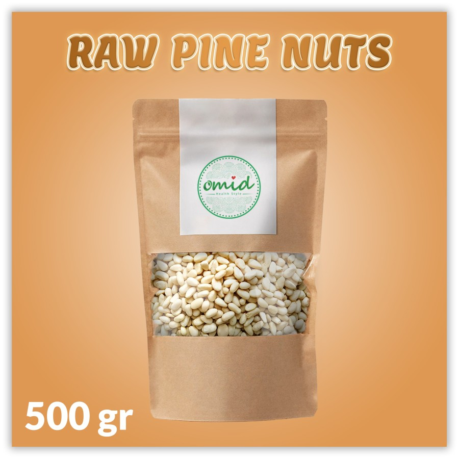 

500 gr - Raw Pine Nuts | Kacang Pinus Mentah