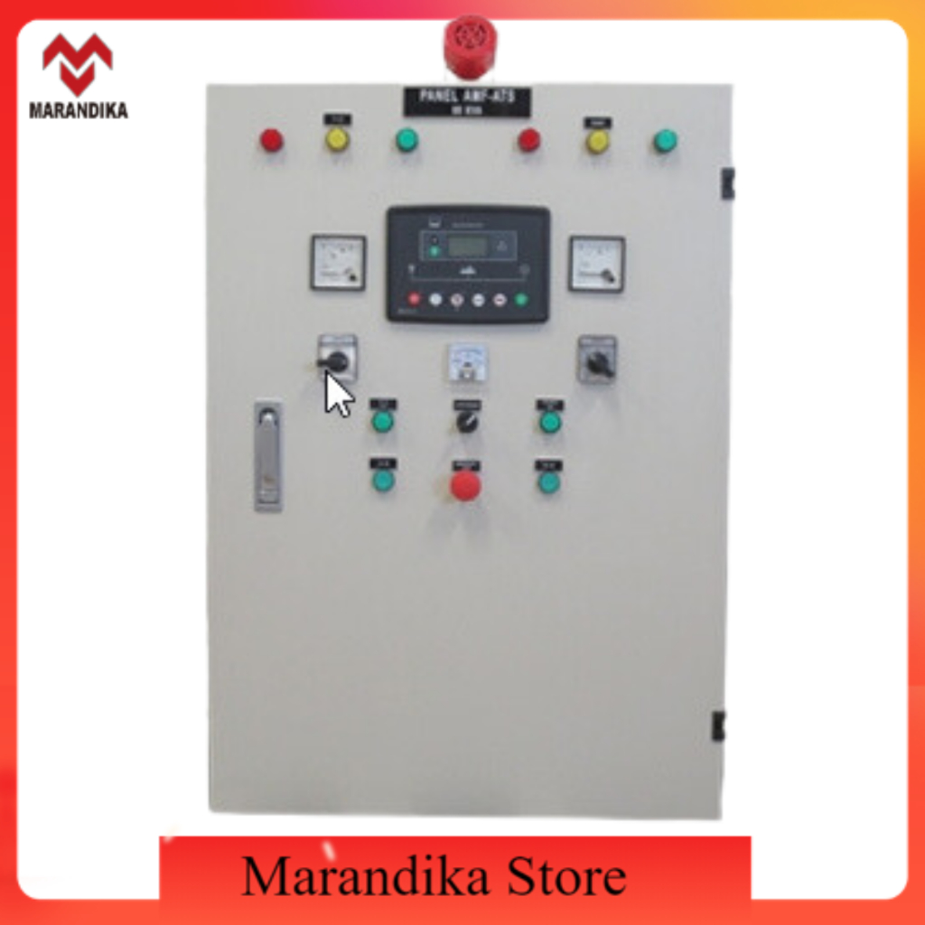 Panel ATS kapasitas 40 kVA 3 phase dengan COS Motorized switching Pln genset otomatis