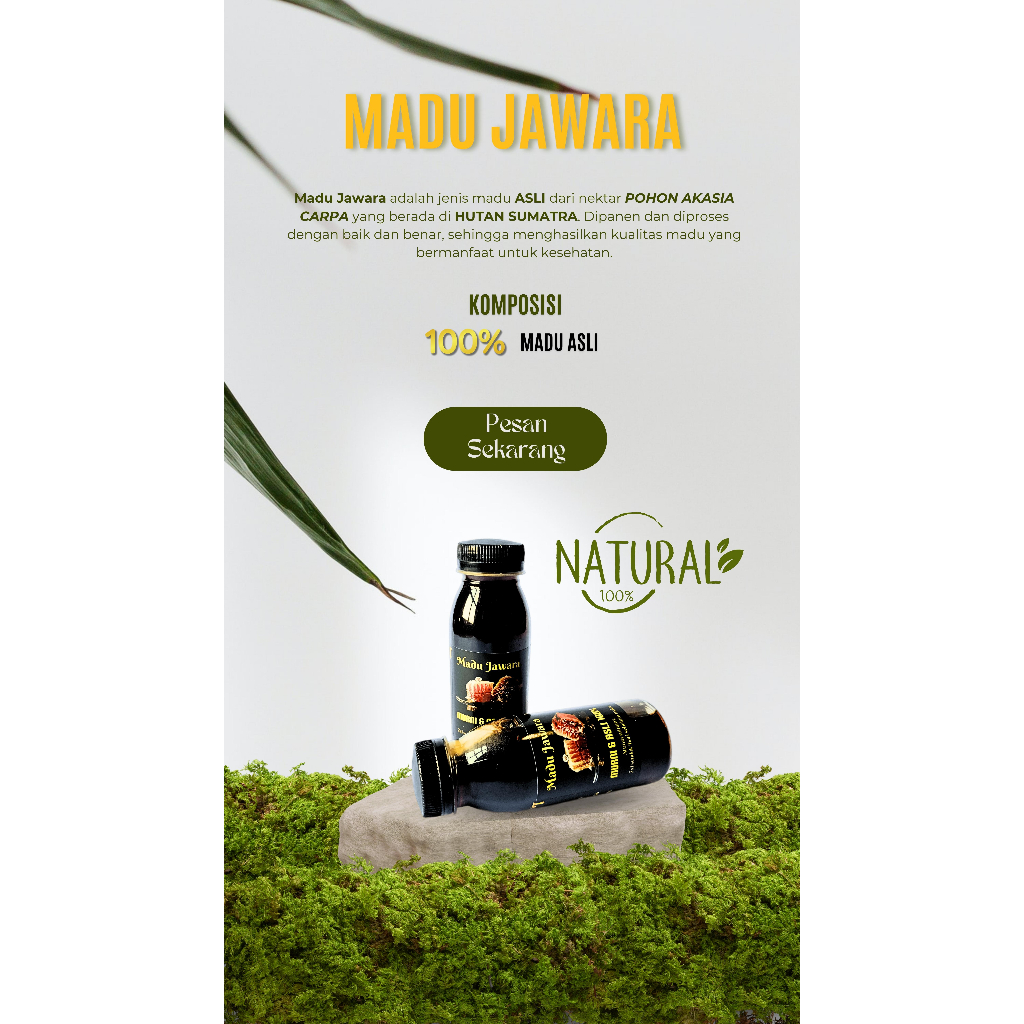 

MADU JAWARA MADU MURNI DAN ASLI 100% MADU UNTUK KESEHATAN