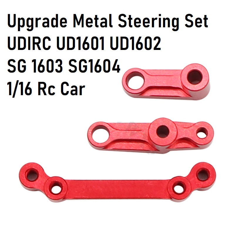 Upgrade Metal Steering Set SG 1603 SG1604 UDIRC UD1601 UD1602 UD1603 UD1604 1/16 Rc Car