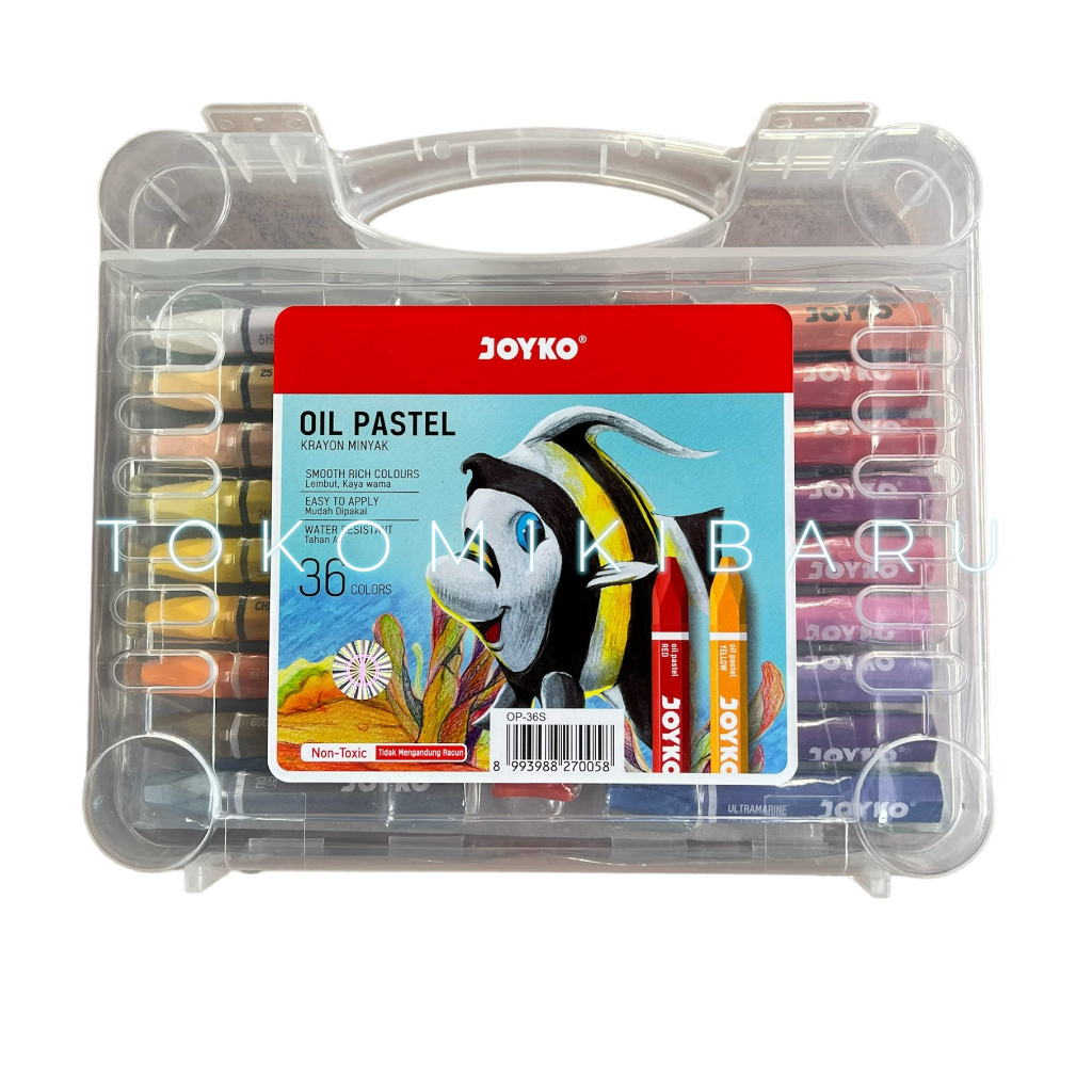 

Crayon Krayon Minyak Oil Pastel Joyko 36 Warna