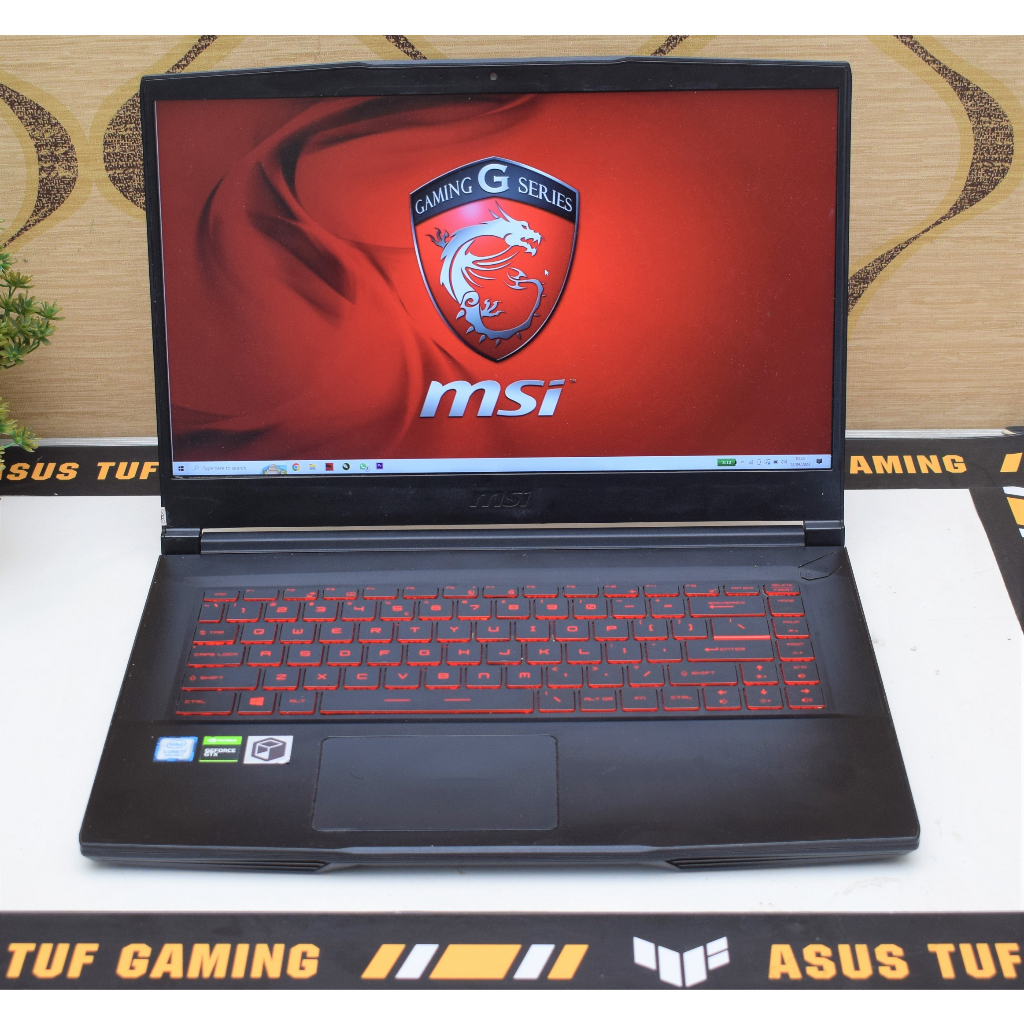 Laptop Gaming MSI GF63 Thin 9SCSR CORE I7 GEN 9 GTX 1650TI