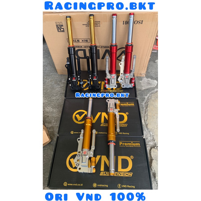 Shock upside down usd VND Aerox new old , Nmax new old , / Shock depan Vnd  Aerox new old , Nmax new