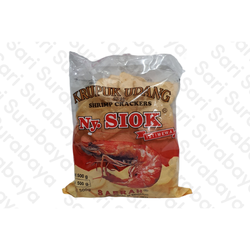 

Krupuk Udang Ny Siok 500 gr bentuk stick/oval