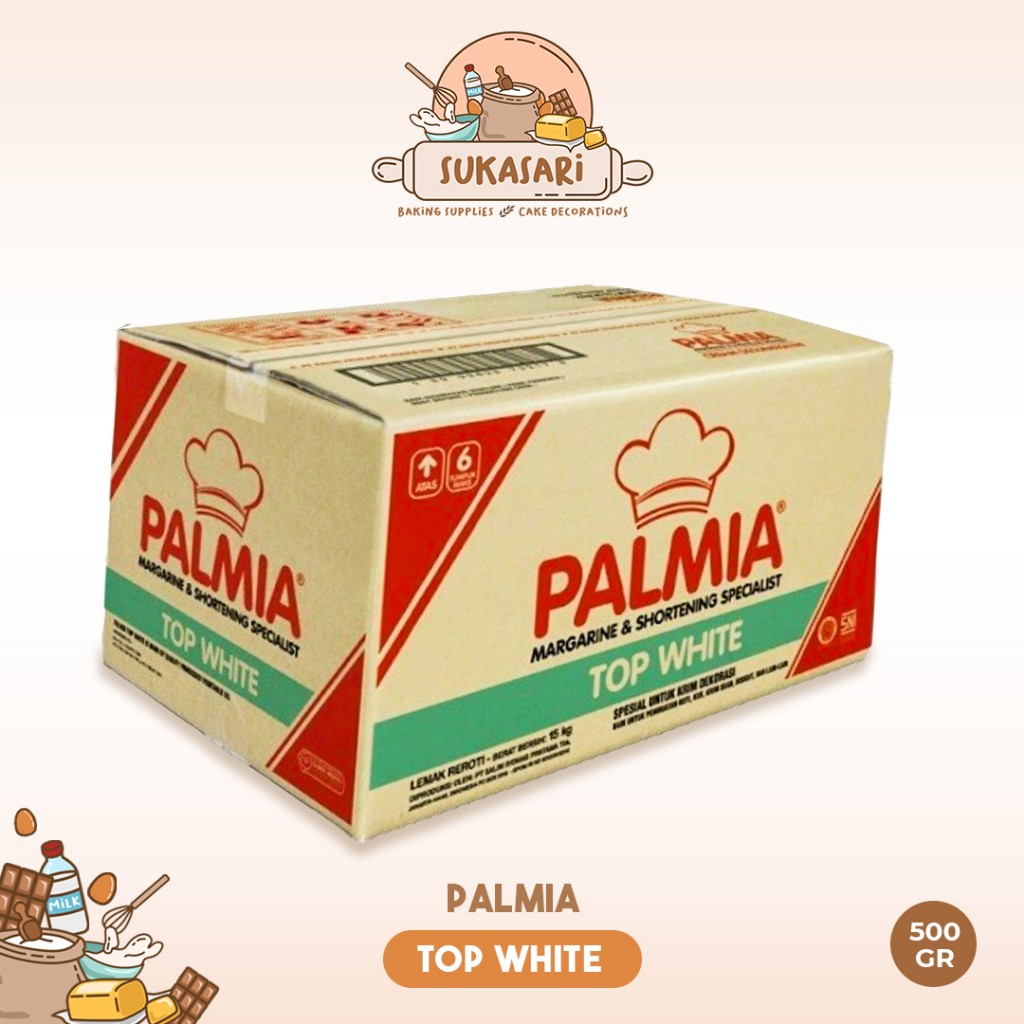 

Sukasari - Palmia Top White 15kg / Shortening Bakers Fat Mentega Putih Palmia