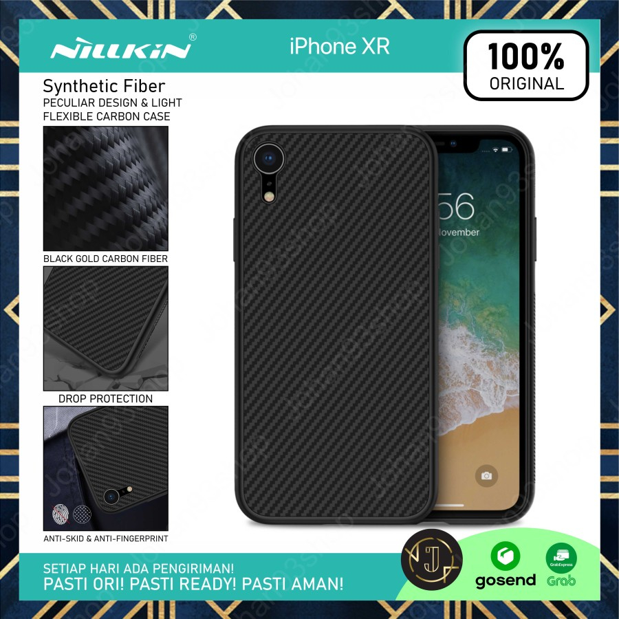 Case iPhone XR NILLKIN Synthenic Fiber Casing