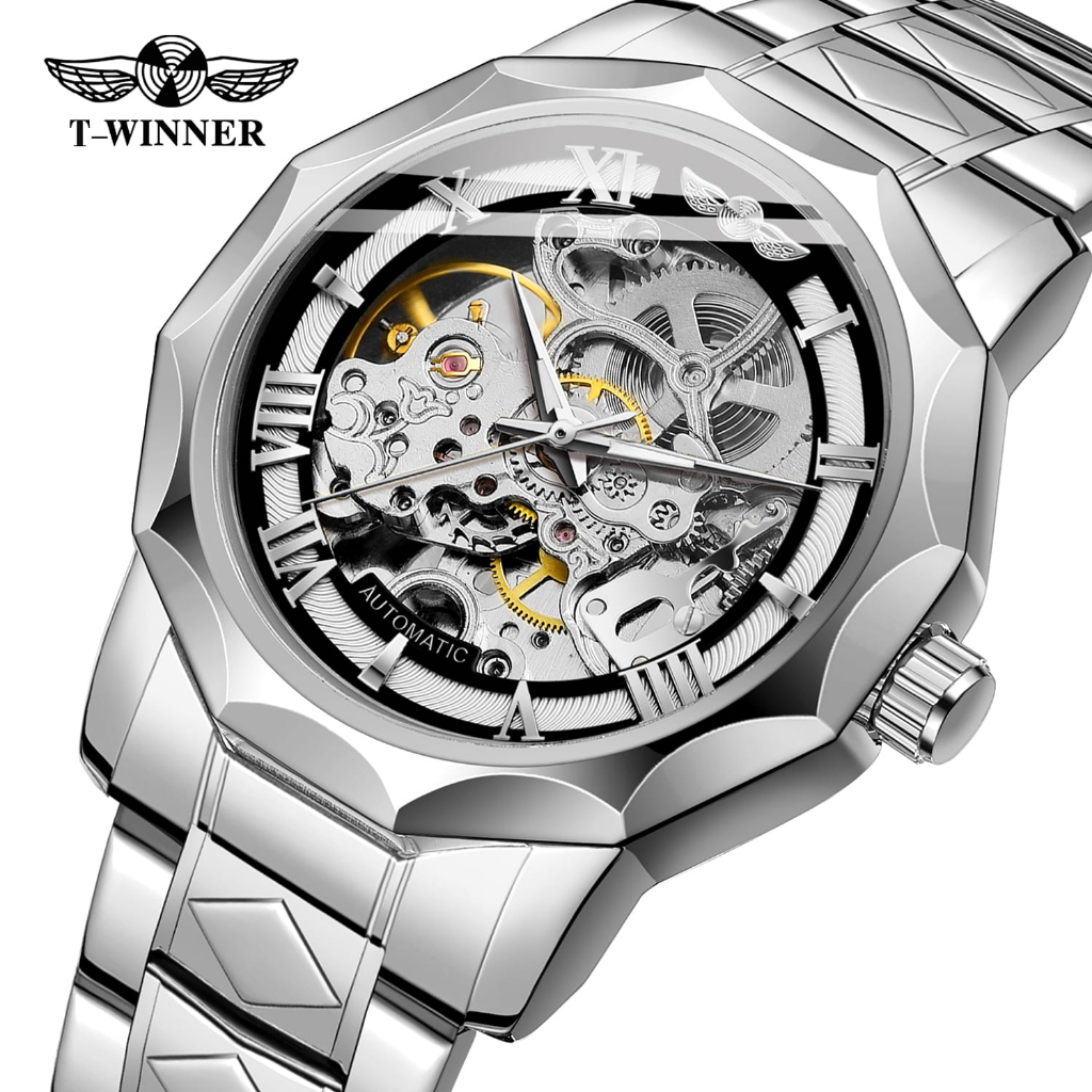 JAM TANGAN PRIA/JAM TANGAN AUTOMATIC/T-WINNER AUTOMATIC WATCH ORIGINAL