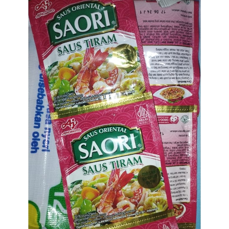 

Saori Saus Tiram dan Teriyaki sachet