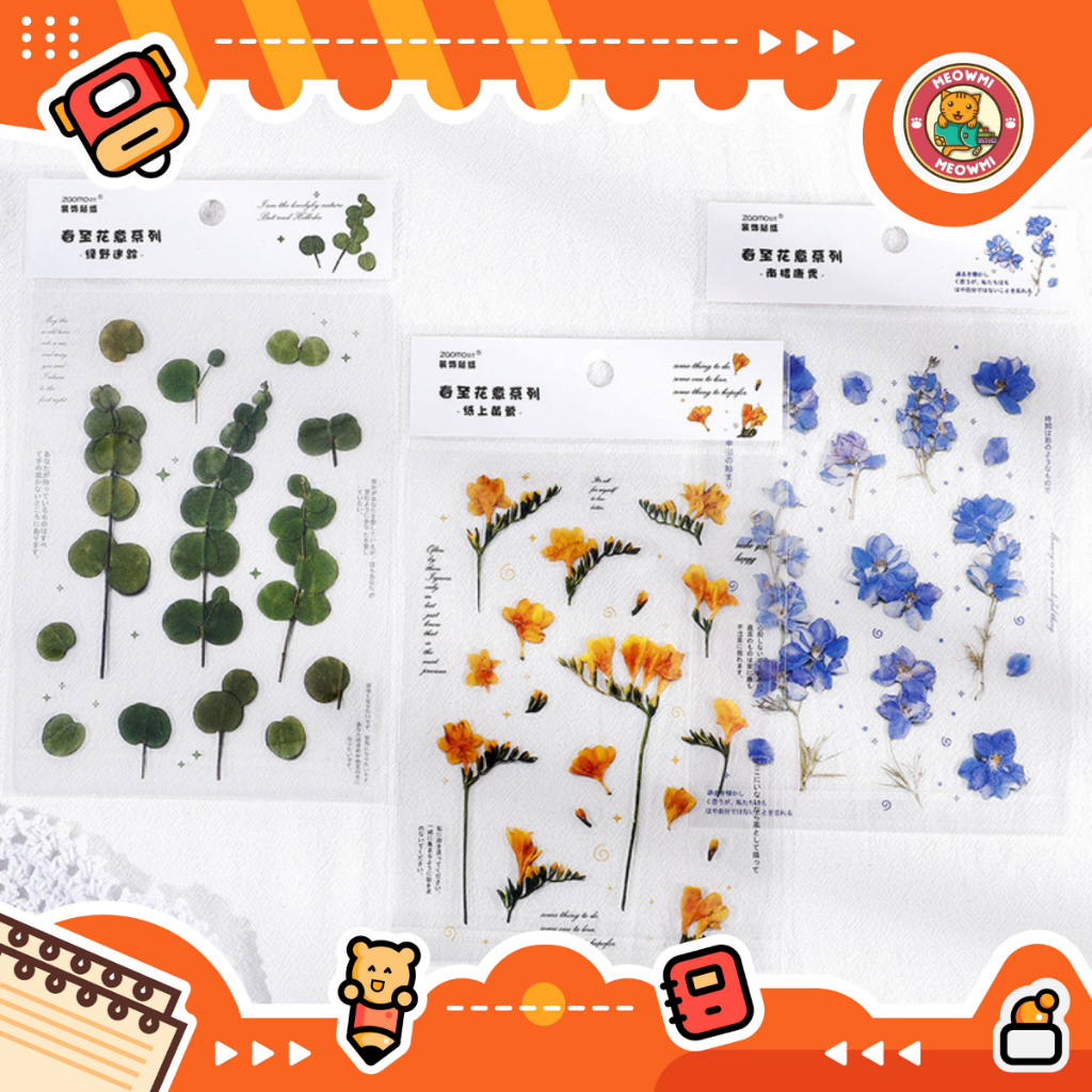 

Sticker Motif Bunga Daisy Lavender Aesthetic DIY Planner Journal STK0028